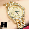 Men Techno Pave Lil Wayne Hip Hop Lab Diamond14K Gold Watch 197GD - Raonhazae