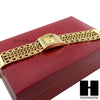 Women Swarovski Gold Filled Varsales Luxury CZ Stone Cuban Link Chain Watch G227 - Raonhazae