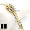 Women Luxury Golden jaguar leopard Lab Simulated Diamond Bracelet Watch WW003 - Raonhazae