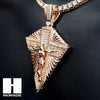 Hip Hop Premium Jesus Cross Miami Cuban Choker Tennis Chain Necklace A - Raonhazae