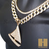 14k Gold PT Lil Yachty QC Miami Cuban 16"~20" Choker Chain Necklace H01 - Raonhazae