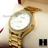 Women Swarovski Gold Filled Varsales w/ Luxury CZ Stone Gold Tone Watch GW225 - Raonhazae