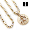 QC ROUND TENNIS CHAIN DIAMOND CUT 30" CUBAN LINK CHAIN NECKLACE S046 - Raonhazae