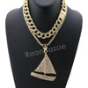 Hip Hop Quavo LIL YACHTY Miami Cuban Choker Tennis Chain Necklace L33 - Raonhazae