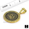 NEW 316L STAINLESS STEEL FREEMASON MASONIC SIGN PENDANT W/ 24" ROPE CHAIN SN009G - Raonhazae
