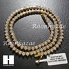Quality 3 Prong Choker Tennis Necklace Set Lab Diamond 5mm 18-24" Chain Set M1 - Raonhazae