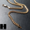 14k Gold PT 2Pac Jesus Face 15mm Cuban 30" Chain/ Concave Necklace S165 - Raonhazae
