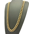 Men 80's Hip Hop Rapper Style 10mm 30",36" Cuban Link Chain Necklace N0082M - Raonhazae