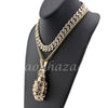 14K GOLD PT HAND GRENADE 18" TENNIS CHAIN 16" 30" CHOKER CUBAN CHAIN 23 - Raonhazae