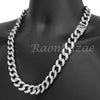 Quavo 14k Silver 16mm 16"- 30" Miami Cuban Link Choker Chain Necklace - Raonhazae