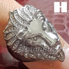 MENS 316L STAINLESS STEEL LION KING FACE GOLD SILVER TONE RING 8-12 SG036 - Raonhazae