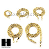 NEW 14k Gold Finish 8mm MIGOS DIGITAL ROPE Chain Necklace Bracelet Various SetA - Raonhazae