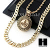 ALLAH ROUND ROPE CHAIN DIAMOND CUT 30" CUBAN LINK CHAIN NECKLACE S013 - Raonhazae