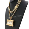 Hip Hop Quavo Last Supper Miami Cuban Choker Chain Tennis Necklace L44 - Raonhazae