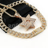 Hip Hop Quavo Star of David Miami Cuban Choker Tennis Chain Necklace L31 - Raonhazae