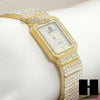 Luxury 18K Gold Plated Bracelet Watch Lab Simulated Diamond Watch WW04 - Raonhazae