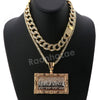 Hip Hop Quavo Last Supper Miami Cuban Choker Chain Tennis Necklace L44 - Raonhazae