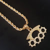 New 14k Gold PT Gangster Knuckle 15mm Miami Cuban 30" Necklace S185 - Raonhazae