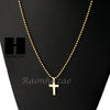 Sterling Silver .925 Christian Micro Cross w/ 2.5mm Moon Chain SS014 - Raonhazae