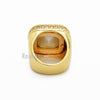 NEW MEN BIG CHUNKY GOLD PLATED RICH GANG CLEAR CRYSTAL CLEAR RING R030G - Raonhazae