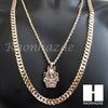 ANCIENT EGYPT ANUBIS ROPE CHAIN DIAMOND CUT 30" CUBAN LINK CHAIN NECKLACE S064 - Raonhazae