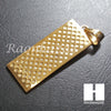 316L Stainless steel Gold Benjamin $100 Bill 5mm Cuban Chain S13 - Raonhazae