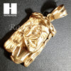 Mens Hip Hop Stainless steel Gold Jesus Face Pendant SS003 - Raonhazae