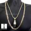 LIL UZI VERT PLUG CHARM DIAMOND CUT 30" CUBAN CHAIN NECKLACE SET G15 - Raonhazae