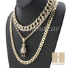 14K GOLD PT ELECTRONIC PLUG MIAMI CUBAN 16"~30" CHOKER TENNIS CHAIN S25 - Raonhazae