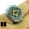 US SELLER NEW HOT MENS FREEMASON MASONIC PYRAMID EYE OF HORUS RING KR001S - Raonhazae