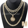 MEN 14K GOLD PT ANGEL ROUND MIAMI CUBAN 16"~30" CHOKER TENNIS CHAIN S33 - Raonhazae