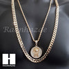 MEN KING TUT ROPE CHAIN DIAMOND CUT 30" CUBAN LINK CHAIN NECKLACE S067 - Raonhazae