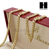 14k Gold Finish Heavy 6mm Miami Cuban Link Chain Necklace Bracelet Various Set C - Raonhazae