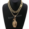 Hip Hop Quavo Grenade Miami Cuban Choker Tennis Chain Necklace L32 - Raonhazae