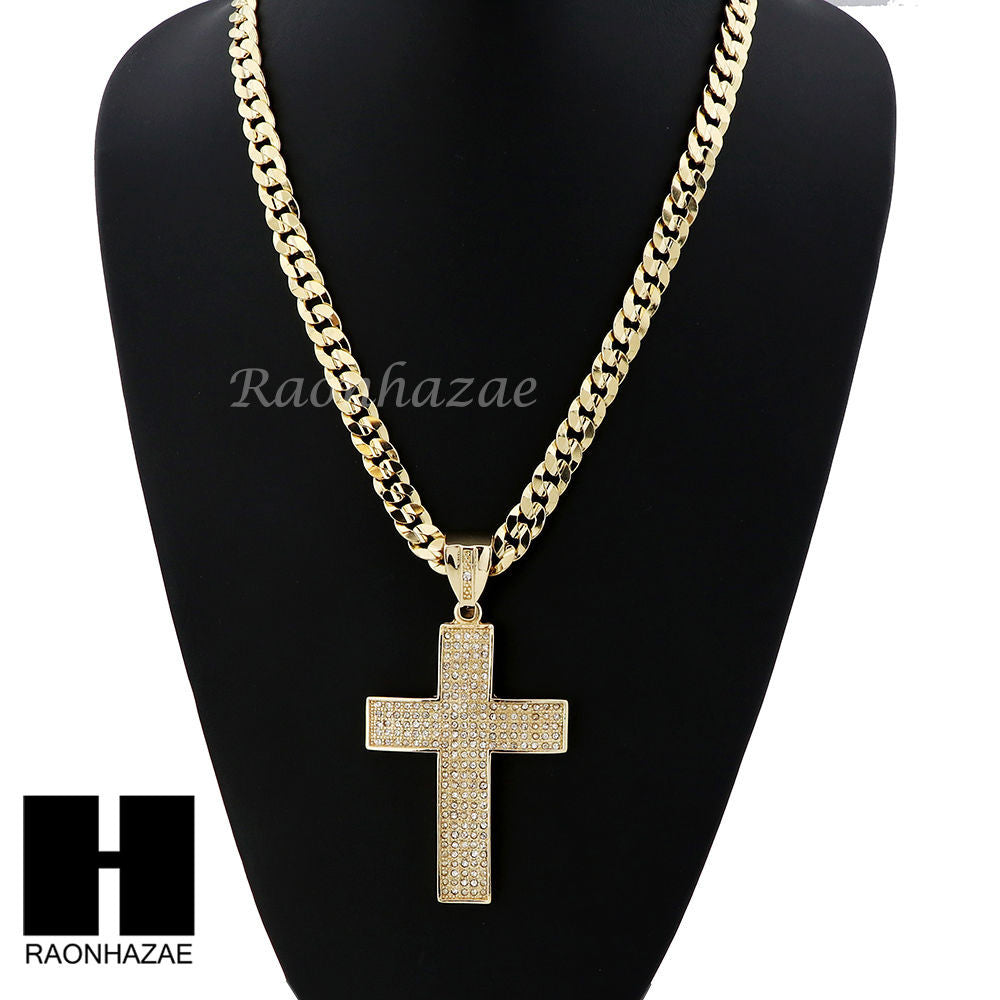 Gold Chain 2pac Cross Chain HIP HOP 2PAC CROSS PENDANT DIAMOND CUT