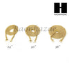 14k Gold Finish Heavy 6mm Miami Cuban Link Chain Necklace Bracelet Various Set Z - Raonhazae