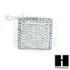 MEN RING 316L STAINLESS STEEL WHITE GOLD CZ BLING RING SIZE 8-12 SR013S - Raonhazae