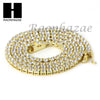 925 STERLING SILVER TENNIS CHAIN DIAMOND CUT 17" CUBAN LINK CHOKER NECKLACE S01 - Raonhazae