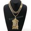 Hip Hop Quavo Jesus Last Supper Miami Cuban Choker Chain Necklace L55 - Raonhazae