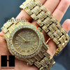 HIP HOP MEEK MILL LAB DIAMOND WATCH RUBY NECKLACE BRACELET EARRING S00 - Raonhazae