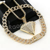 Hip Hop Quavo DIAMOND Miami Cuban Choker Tennis Chain Necklace L02 - Raonhazae