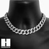 Hip Hop Premium Round Medusa Miami Cuban Choker Tennis Chain Necklace S - Raonhazae