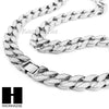 MENS CUBAN LINK 30" CHAIN / KING-TUT PENDANT 24" ROPE NECKLACE SET SS37 - Raonhazae