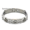 STAINLESS STEEL SILVER MUSLIM ALLAH MUHAMMAD BRACELET STB115S - Raonhazae