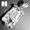 Mens Hip Hop Stainless steel Silver Jesus Face Pendant SS003 - Raonhazae