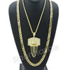 BIG BASKETBALL BACKBOARD ROPE CHAIN DIAMOND CUT CUBAN CHAIN NECKLACE G64 - Raonhazae