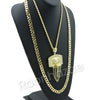 BIG BASKETBALL BACKBOARD ROPE CHAIN DIAMOND CUT CUBAN CHAIN NECKLACE G64 - Raonhazae