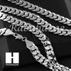 HIPHOP RAONHAZAE SILVER LAB DIAMOND WATCH MIAMI CUBAN CHAIN SX9 - Raonhazae